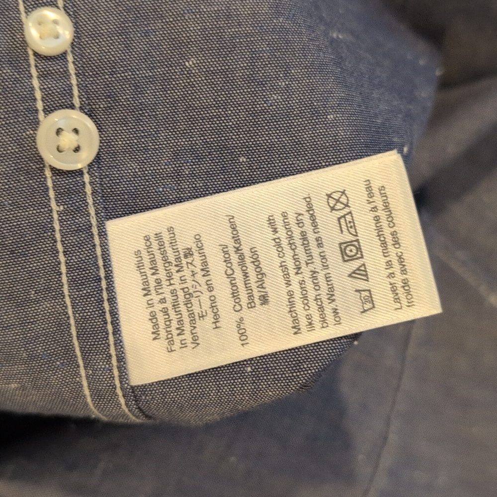 J. Crew Men's Small Slim Fit 100% Cotton Long Sleeve Button Down Style #L9596 - Picture 9 of 15
